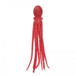 Octopus 6.0" - UV Clear Red